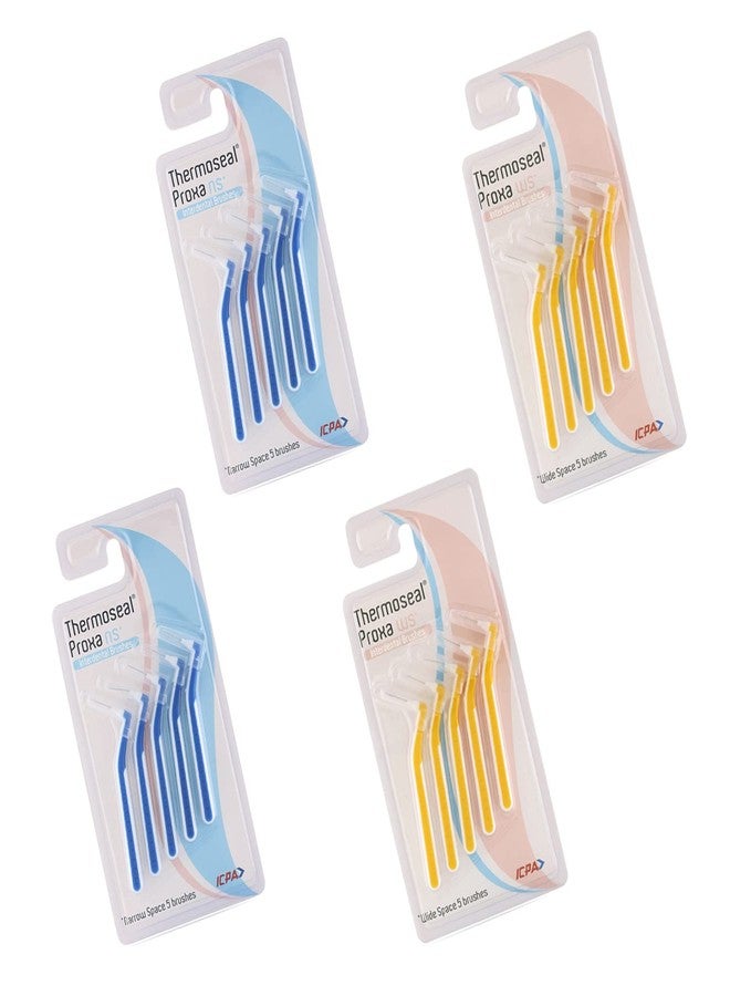 ICPA Proxa Narrow Space (Pack Of 2) and Wide Space (Pack Of 2) Brush - Combo Pack - Image 1